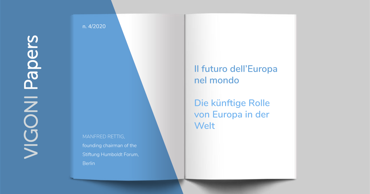 No. 4/2020 Die künftige Rolle von Europa in der Welt - Il futuro dell'Europa nel mondo